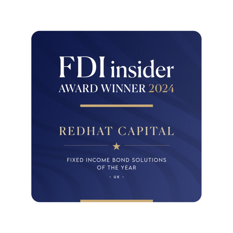 Redhat Capital is proud to be recognised with the FDI Insider Fixed Income Bond Solutions of the Year UK 2024 award.